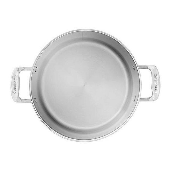 Panela De Aço Inoxidável Cuisinart Com Tampa 76610-26G
