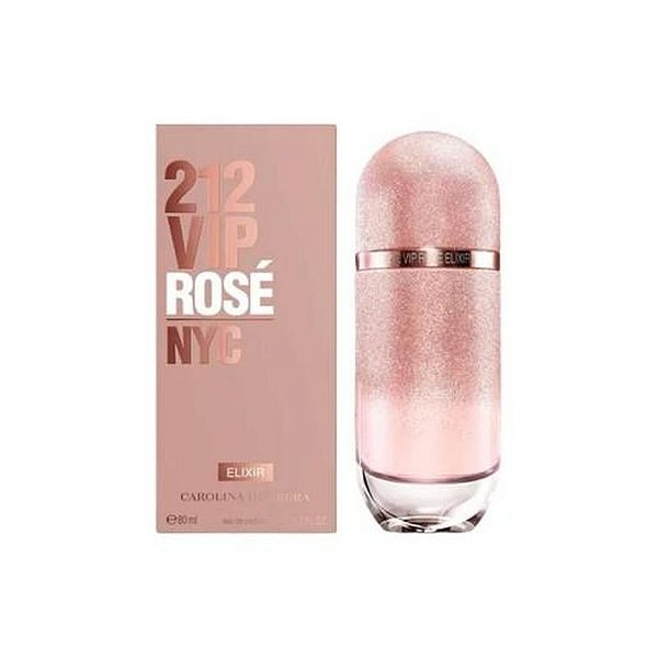 Perfume Carolina Herrera 212 VIP Rose Elixir Eau de Parfum Feminino 80ML - Elegância e Sofisticação