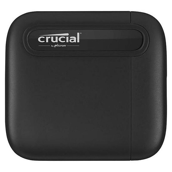SSD Portátil Crucial X6 1TB - Velocidade de Leitura até 800 MB/s - Preto