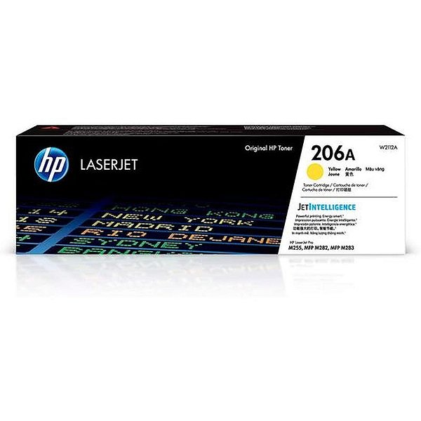 Toner Amarelo HP 206A (W2112A) - Alta Qualidade para Impressoras HP