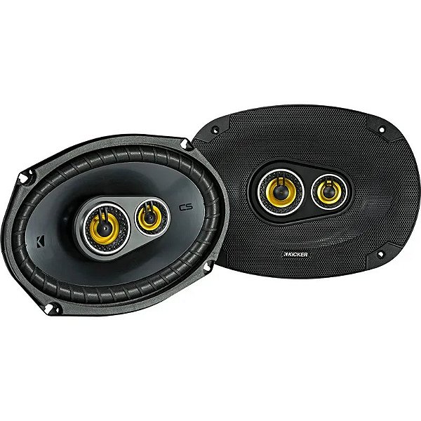 Caixa de Som Kicker 46CSC6934 6X9 de 450W com Alta Performance Auditiva