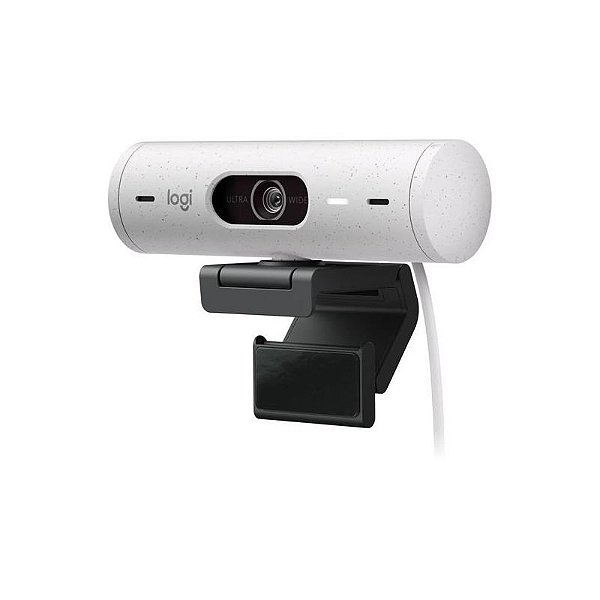 Webcam Logitech Brio 500 Full HD - Branco (Modelo 960-001426)
