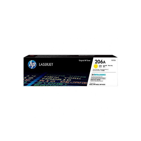 Toner Compatível HP 206A W2112A Amarelo - Impressões de Alta Qualidade