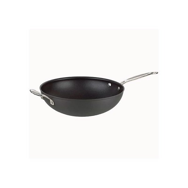 Frigideira Antiaderente Cuisinart Redonda 32CM - Cor Preta