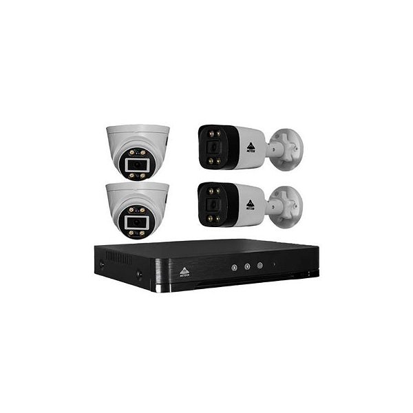 Kit de DVR Hetzer Vision com 8 Câmeras para Monitoramento Completo