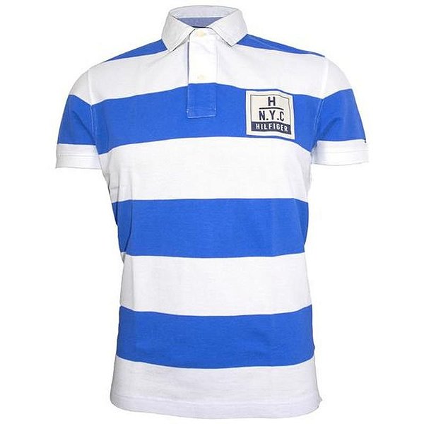 Polo M Mw0Mw00805 Azul 0 Tommy Hilfiger 902 L Branco