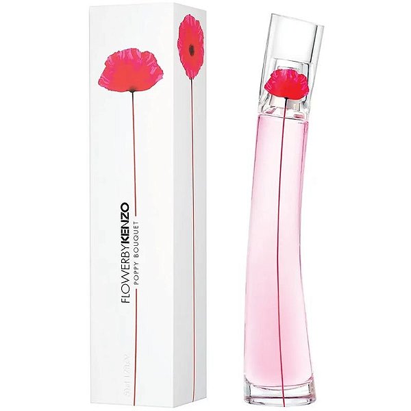 Perfume Kenzo Flower By Poppy Bousquet EDP 100mL - Feminino - Nova Fragrância Elegante