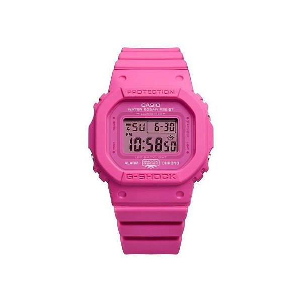Relógio Digital Casio G-Shock Feminino GMD-S5610PK-4DR - Rosa Fashion