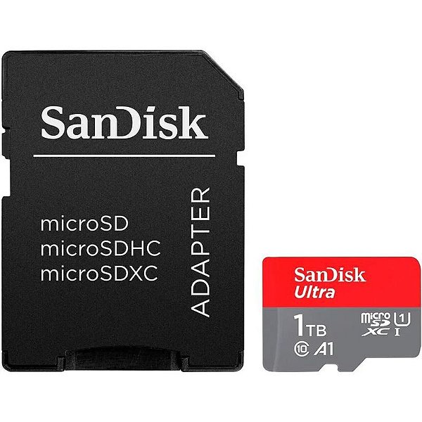 Memória SanDisk MicroSDXC Ultra 1TB 150MB/s UHS-I