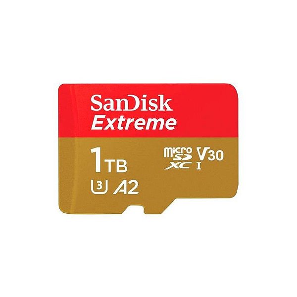 Cartão de Memória Micro SD SanDisk Extreme 1TB U3 190/130MB/s - SDSQXAV-1T00-GN6MA