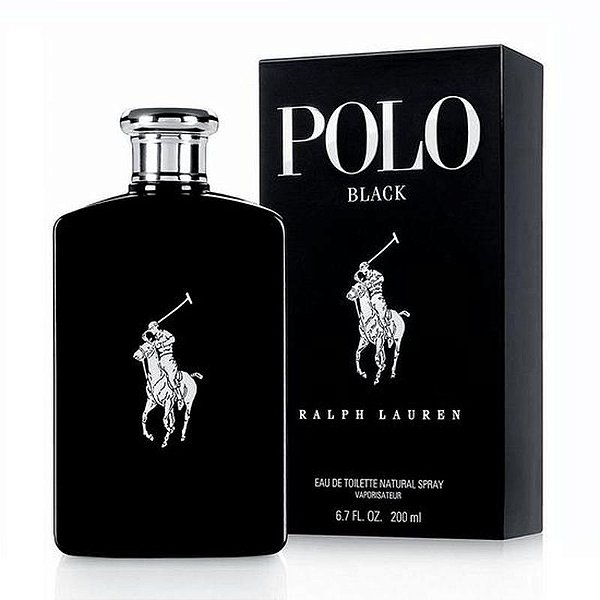 Perfume Ralph Lauren Polo Preta Eau De Toilette 200Ml