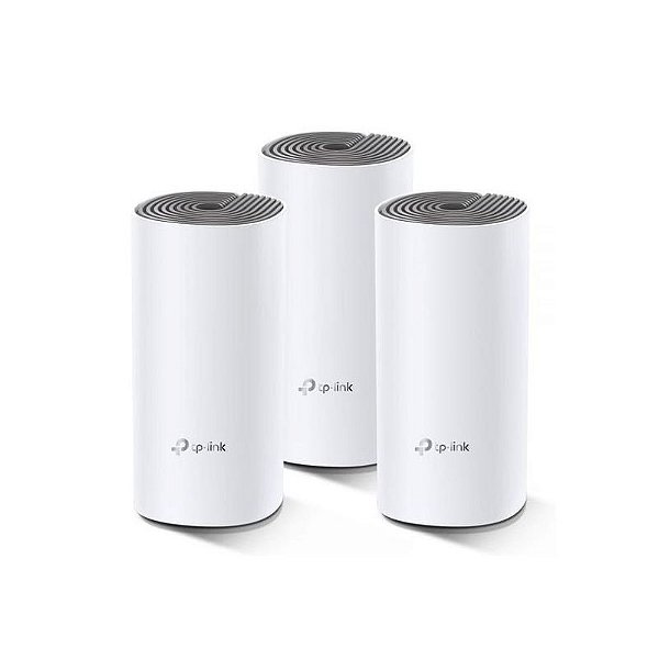 Roteador Wi-Fi Mesh TP-Link Deco E4 Whole Home Pack. 3 Unidades. AC1200