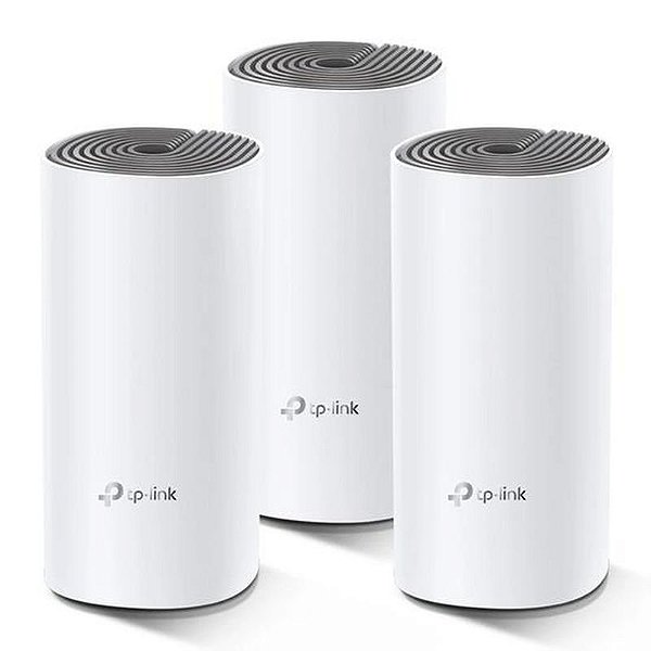 Sistema Wi-Fi TP-Link Deco E5 Mesh AC1200 - 3 Unidades - Branco para Casa Inteira