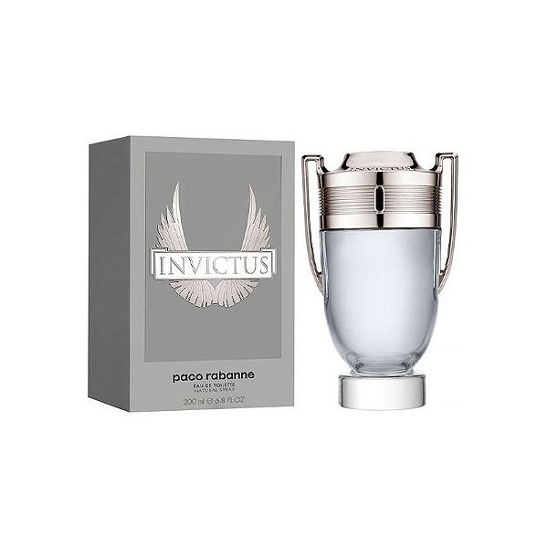 Paco Rabanne Invictus Eau de Toilette Masculino 200 ML - Fragrância Intensa e Conquistadora