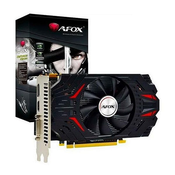 Placa de Vídeo Afox Nvidia GeForce GTX 750 4GB GDDR5 - Desempenho Avançado