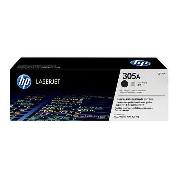 Toner Hp Ce410A 305A Preta