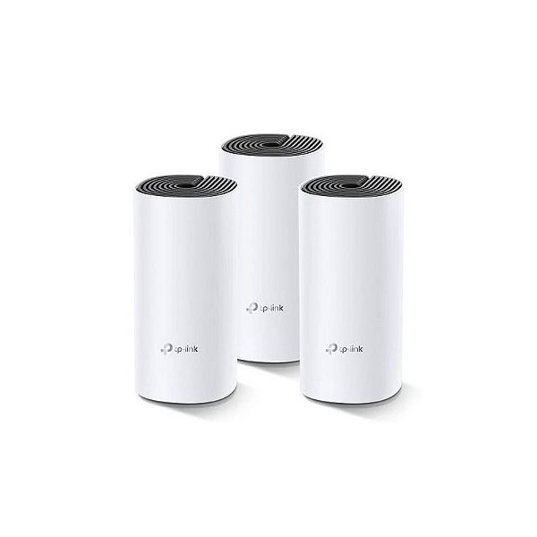 Deco M4 Whole-Home AC1200 Kit Roteador Sem Fio TP-Link - 3 Unidades. Ofereça conexão estável e pote