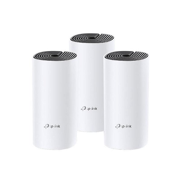 Roteador Wireless TP-Link Deco M4 AC1200 (3-Pack) Dual Band 300 + 867 MBPS (Wi-Fi 5)