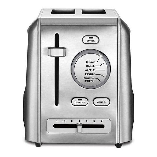 Torradeira Elétrica Cuisinart Cpt-620 2 Fatias Aço Inoxidável 110V