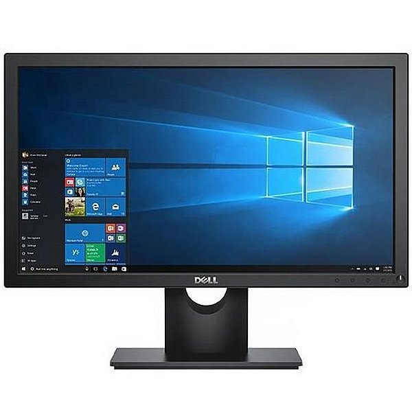 Monitor Dell E2016HV 19 LED com Conexões VGA/HD e Bivolt