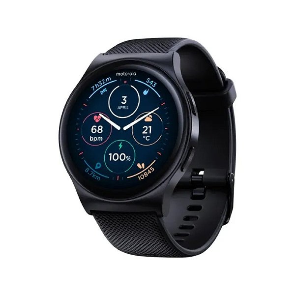 Relógio Inteligente Motorola Moto Watch 120 - Preto Fantasma