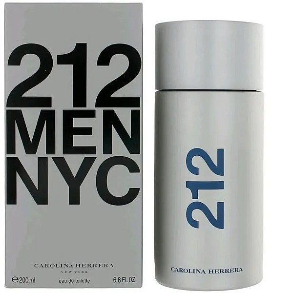 Perfume Carolina Herrera 212 Men Nyc Edt 200Ml - Eau De Toilette Masculino