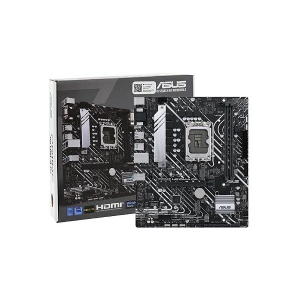 Placa Mãe Asus Prime H610M-A D4 LGA 1700 para VGA e Memória DDR4