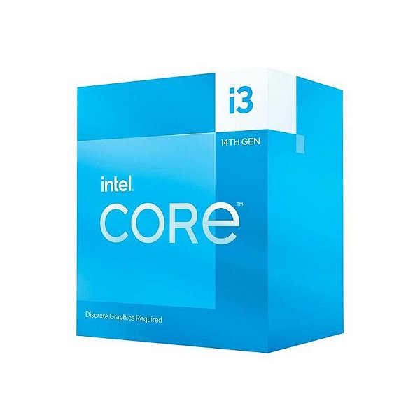 Processador Intel Core i3-14100F 14ª Geração 4.7GHz LGA 1700 12MB Caixa sem Vídeo