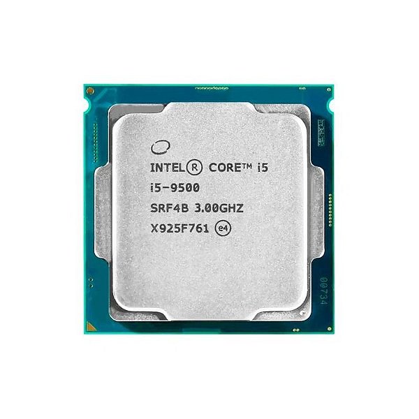 Processador Intel Core i5 9500, 3.00GHz (Turbo 4.40GHz), Socket LGA 1151, 9MB Cache, OEM