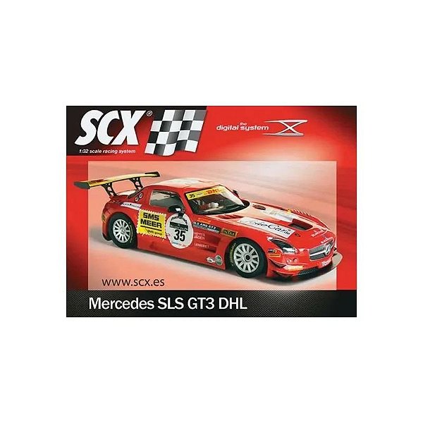 Carro De Slot Scx Mercedes Sls D10105X300