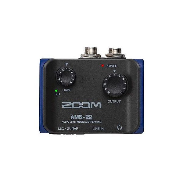 Interface De Áudio Profissional Zoom Ams-22