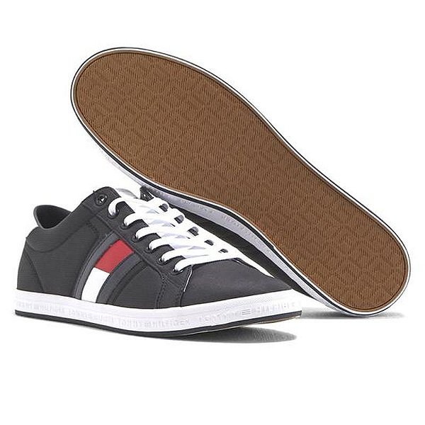Sapatilha M Fm0Fm01535990 Preto Tommy Hilfiger 990 43