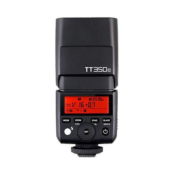 Flash Godox TT350 para Câmeras Canon - Potente e Compacto Ideal para Fotografia Profissional