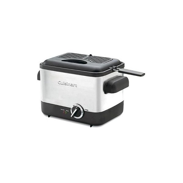 Fritadeira Elétrica Inox Cuisinart CDF-100P1 1.1L 110V - Compacta e Eficiente