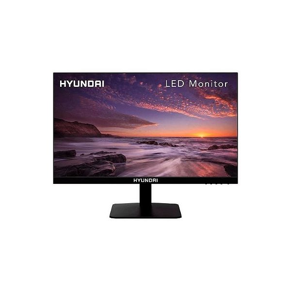 Monitor Hyundai 24 Full HD 75Hz com Conexões HDMI e VGA - Preto