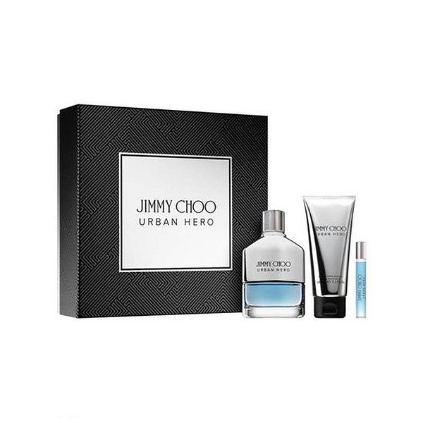 Kit De Perfume Jimmy Choo Urban Hero 100Ml Com 3 Peças