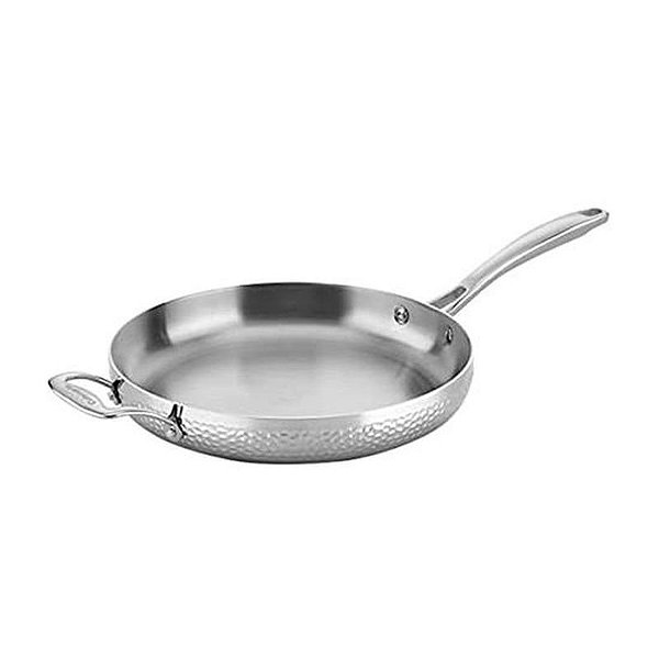Frigideira De Indução Cuisinart Hammered Collection 30Cm - Aço Inox