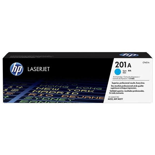 Toner Hp Cf401A (201A) Ciano M277Dw