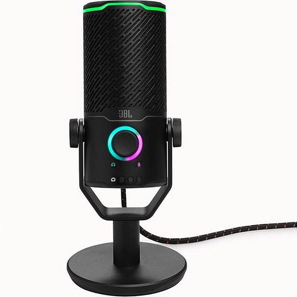 Microfone USB JBL Quantum Stream Studio Cardioide/Omnidirecional - Preto