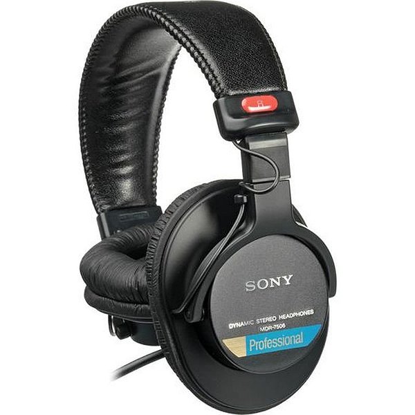 Fone De Ouvido Profissional Sony Mdr-7506 - Preto E Confortável