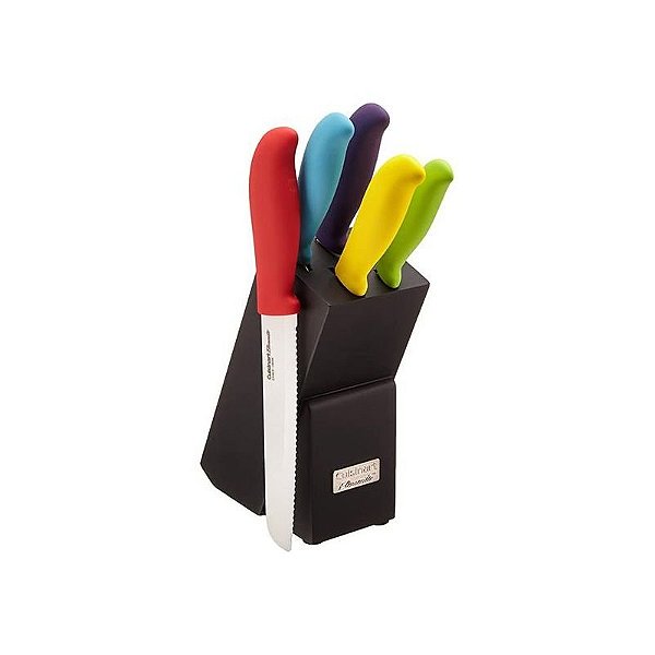 Conjunto de Facas Coloridas Cuisinart C59CE-C6P - 6 Peças para Cozinha
