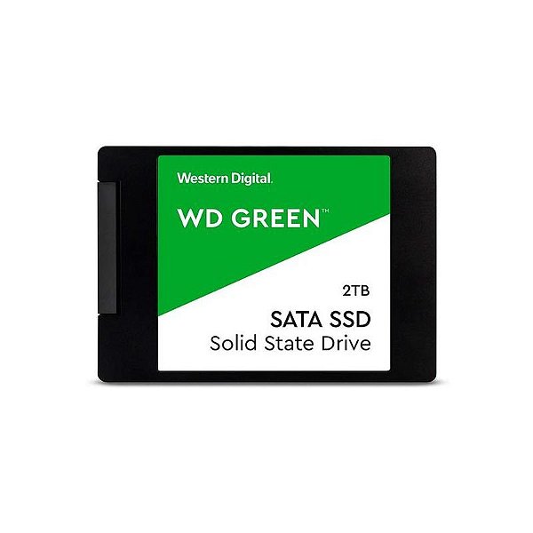SSD Western Digital Green 2TB 2.5 SATA 3 - Armazenamento Rápido e Eficiente
