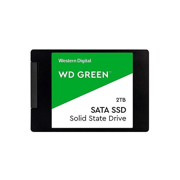 SSD Western Digital WD Green 2TB 2.5 SATA 3 - Leitura até 545MB/s - WDS200T2G0A