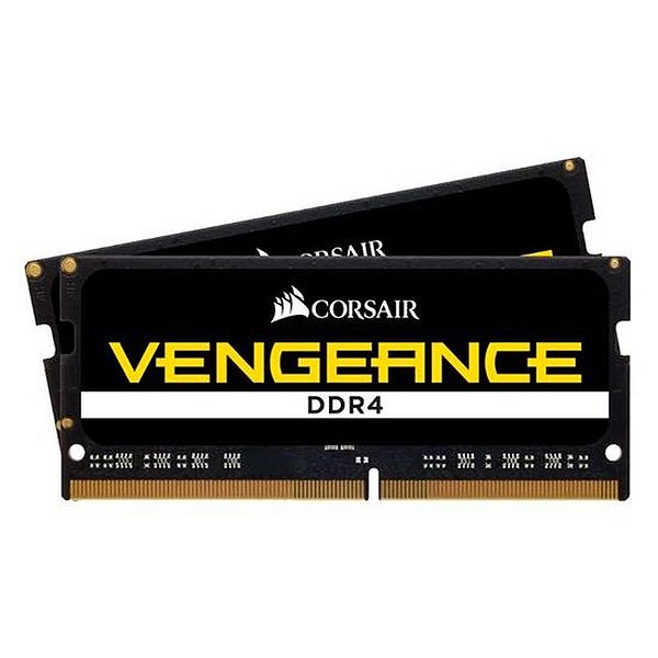 Memória DDR4 Corsair Vengeance 32GB (2x16GB) 3200MHz para Notebook - CMSX32GX4M2A3200C22