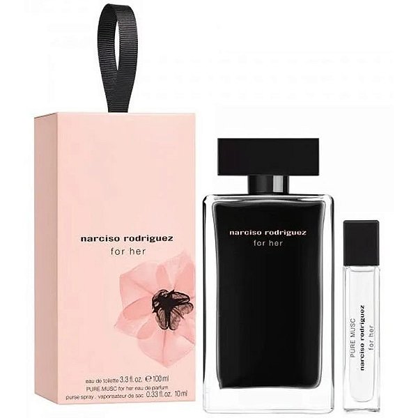 Perfume Feminino NARCISO RODRIGUEZ FOR HER Conjunto 100ML+