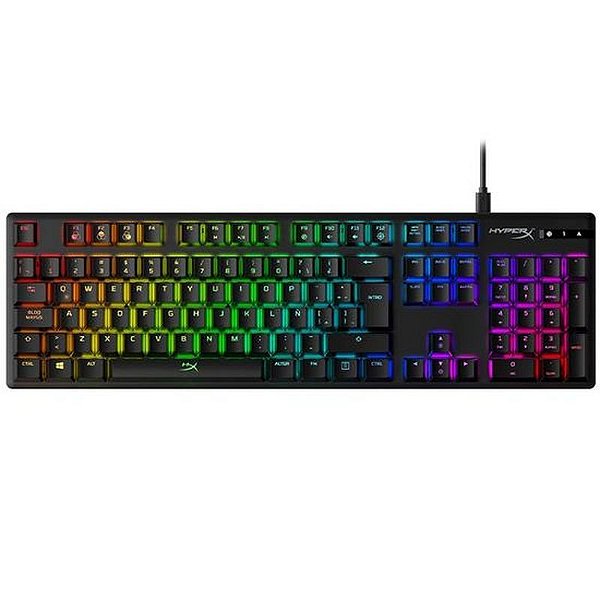 Teclado Mecânico HyperX Alloy Origins RGB - Tecnologia USB - Modelo HX-KB6RDX-BR
