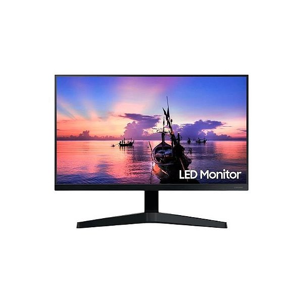 Monitor LED 22 Samsung LF22T350FHNXZA 75Hz - Conexões VGA e HDMI - Preto
