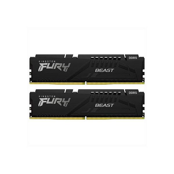 Memória RAM Kingston Fury Beast DDR5 32GB (2x16GB) 5600MHz - Preto