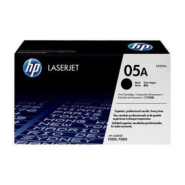 Toner Hp 05A Ce505A Preto Para Impressora Hp Laserjet 2035 - Novo