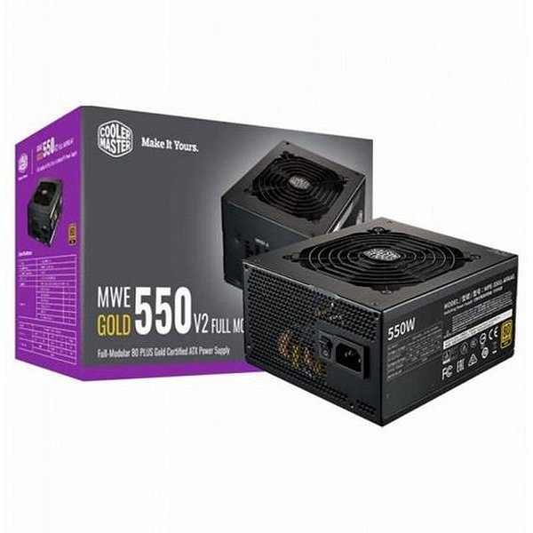Fonte Cooler Master MWE V2 550W 80 Plus Gold ATX - MPE-5501-AFAAG-U2